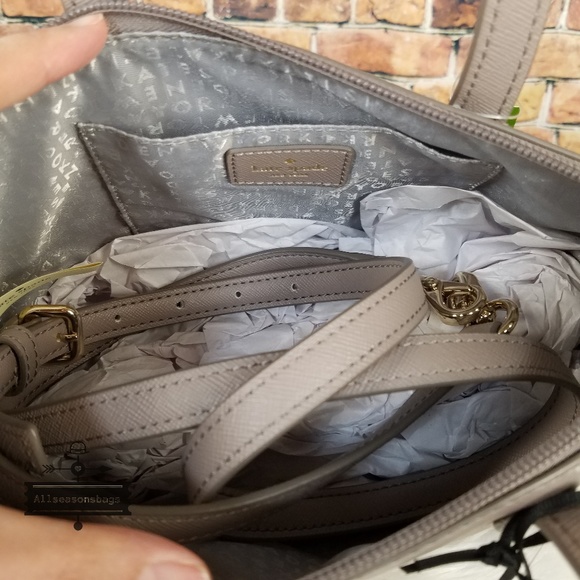 Kate spade ina greta satchel card case SET grey - Picture 7 of 8